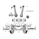 Connecting Rod Race Set For 29-73 45 Inch Flathead NU