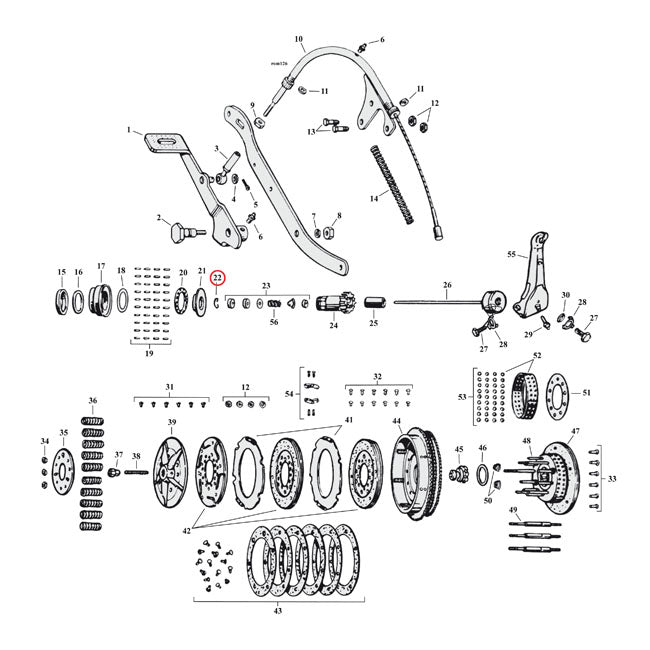 Retaining Ring Pushrod Guide