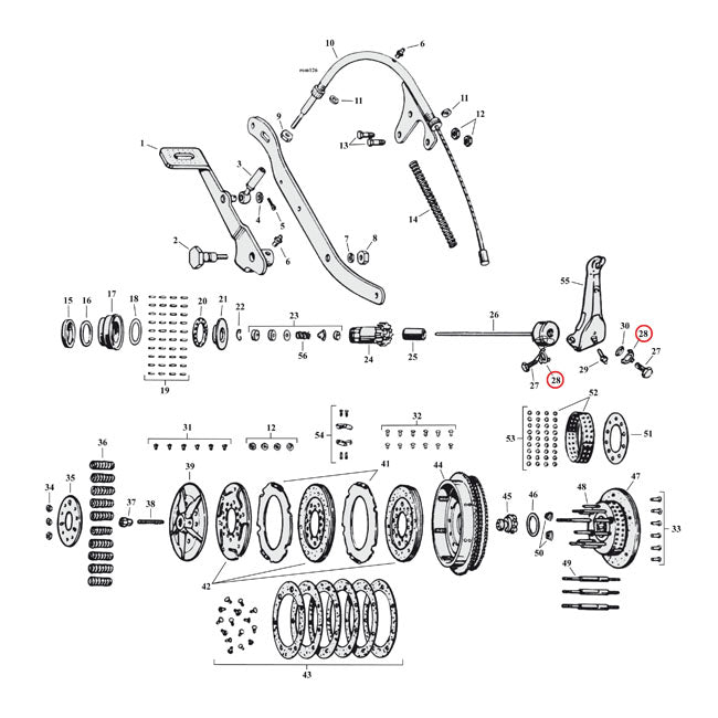 Lockwasher Clutch Release Lever