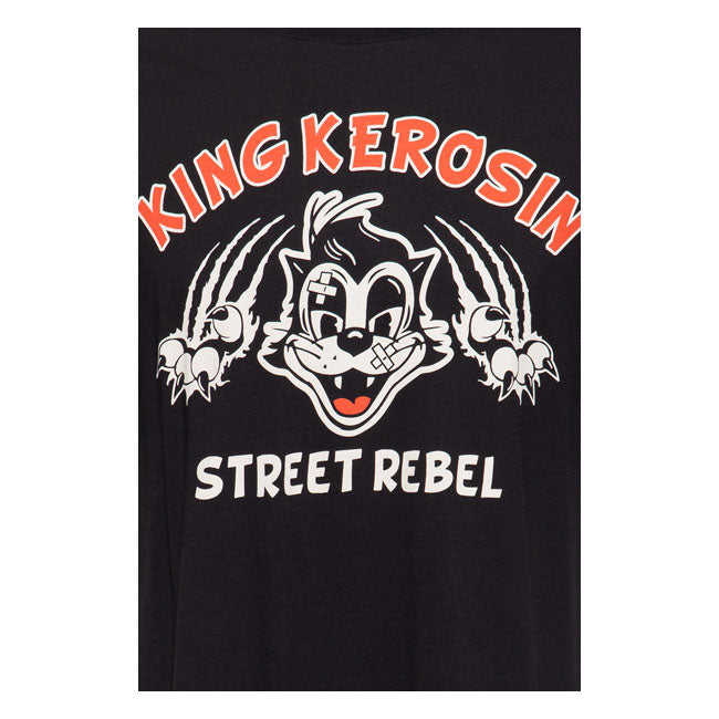 King Kerosin Street Rebel T-Shirt Black