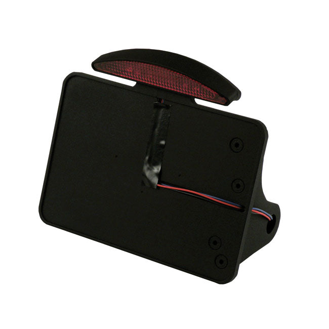 License Plate Bracket Kit Black For 84-07 Softail NU For German With Arch LED Tail Light