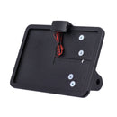 Slide-In License Plate Bracket Side Mount Black For 91-17 Dyna NU