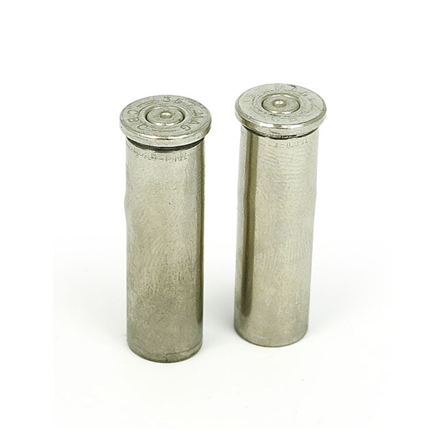 Bullet Style Valve Stem Caps Nickel For Universal