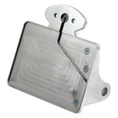 License Plate Bracket Kit Polished Cateye German For 84-07 Softail NU