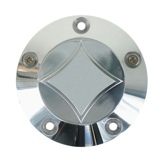 Point Cover 'Diamond' Polished For 99-17 Twin Cam NU