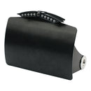 Curved License Plate Bracket Black For 08-17 Softail With LED X-Wing Tail Light