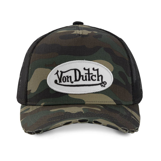 Von Dutch Logo Cap Camouflage