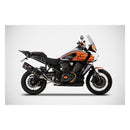 Pan America Slip-On Muffler Matt Black For 21-23 RA1250 Pan America