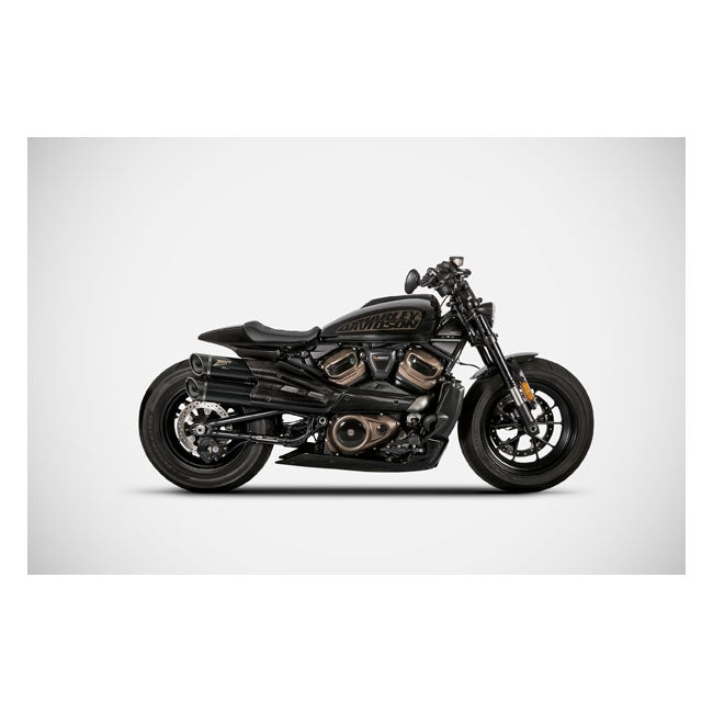 Sportster S Gt Exhaust System Matt Black For 21-23 Sportster S RH1250S