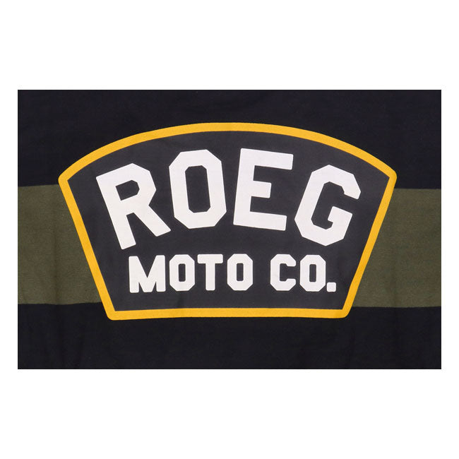 Roeg Shawn Stripe Sweatshirt Army / Black