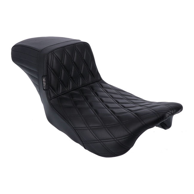 Kickflip Solo Seat Daddy Long Legs Double Diamond For 08-23 Touring