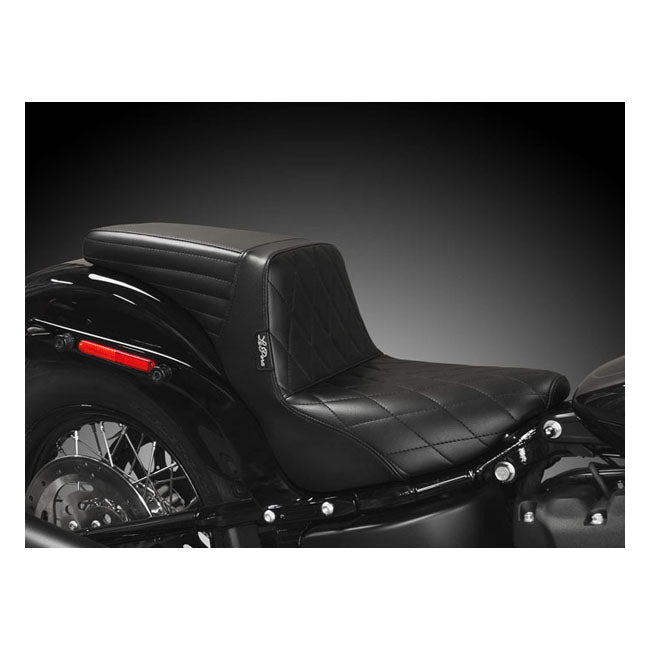 Kickflip Solo Seat Basket Weave For Softail: 18-20NUFXBB Street Bob 107