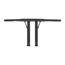 Folsom Bar 12” Matt Black For 82-23 H-D mech. Or E-throttle With 3-1/2 Inch mount bolt Spacing