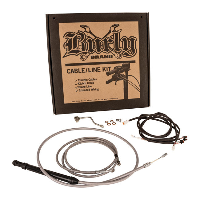 Apehanger Cable/Line Kit 16 Inch Stainless Steel For 21-23 Touring