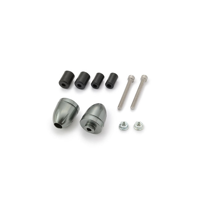 Bullet Handlebar End. Gray