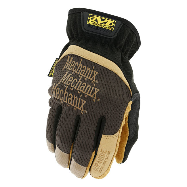 Fastfit Leather Gloves Brown/Black