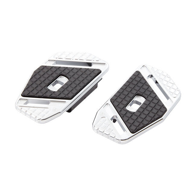 Speedliner Passenger Floorboards Chrome For 86-17 FL Softail