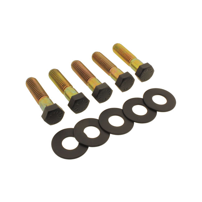 Bolt Kit Pulley For 93-99 Softail Gloss Black