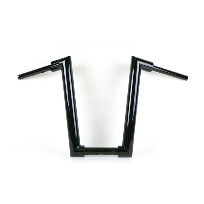 2 Inch Str8Up Handlebar Extra Tall 43 Cm High Black For 18-23 M8 Softail With 1-1/4 Inch riser area and mechanical Clutch