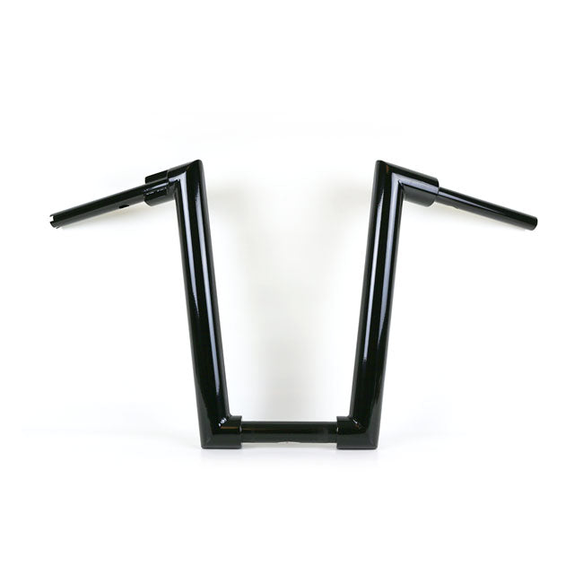 2 Inch Str8Up Handlebar Extra Tall 43 Cm High Black For 18-23 M8 Softail With 1-1/4 Inch riser area and hydraulic Clutch