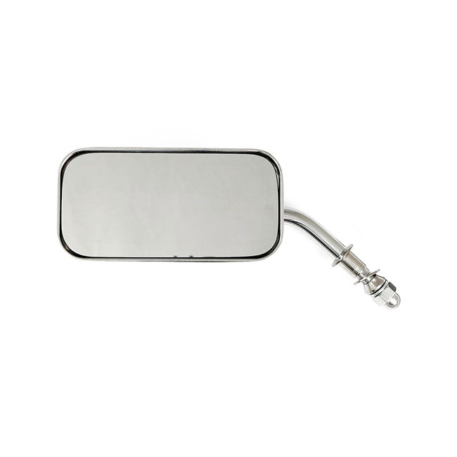 Box Mirror Chrome For 65-UP H-D