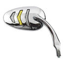 LED Billet Turn Signal Mirror Set Chrome
