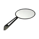 LED Cateye Turn Signal Mirror Set Black Amber Front Lens