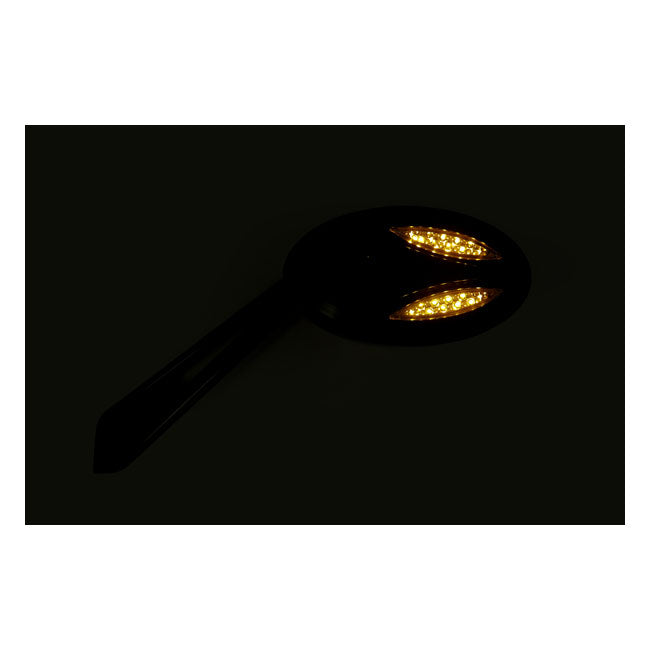 Cateye LED Turn Signal Mirror Set Black