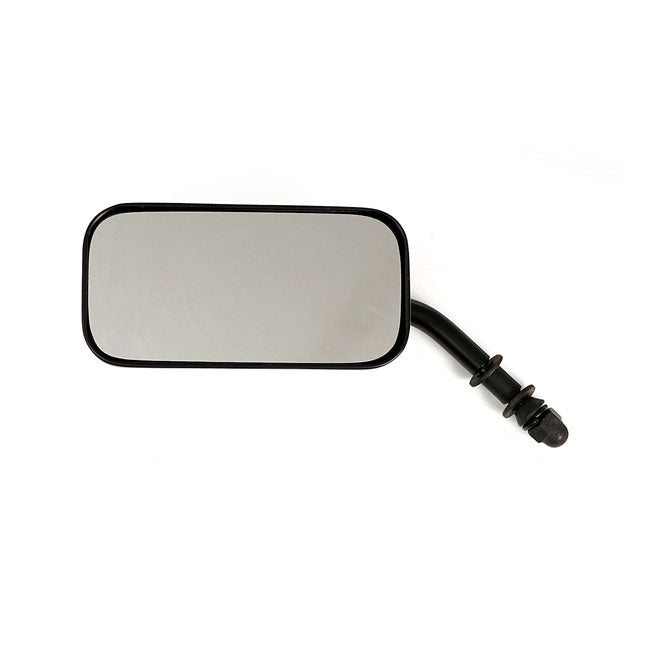 Box Mirror Black For 65-UP H-D