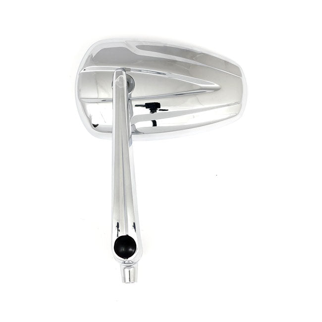 Slipstream Mirror Set Straight Stem Chrome