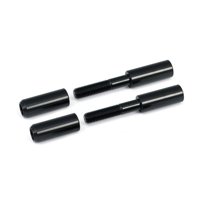 Mirror Stem Extension Kit Black For 82-23 all H-D