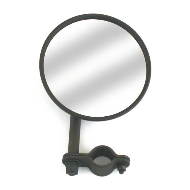 Long Stem Reproduction Sidevalve Mirror Black For 30-48 DL, RL, VL, UL, WL, Servi-Car