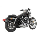 Shortshots Staggered 2-1/2 Inch Exhaust Chrome For 04-13 XL NU