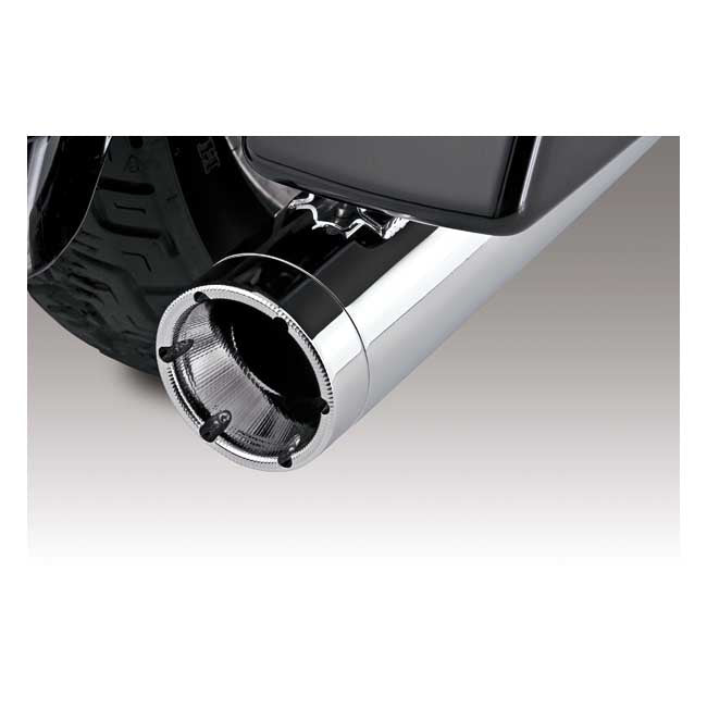 Replacement End Cap Monster Round Chrome