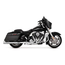 Eliminator 400 Slip-On 4 Inch Mufflers Chrome For 95-16 FLT/Touring NU