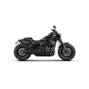 M8 Softail 2-1 Short Cone Exhaust System Black For 21-23 Softail Breakout
