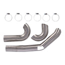 Header Heat Shield Set Polished For 21-23 Touring With 982536 Or 982537 Exhaust System