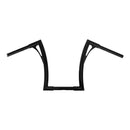 1-1/4 Inch Flow Bar Tall Without Brace Black For 08-23 FLHR Road King