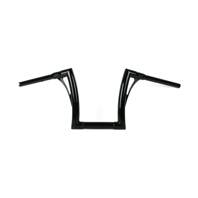 Flow-Bar Super Fat Handlebar Medium Black For 15-23 FLTR With 1.25 Inch I.D. risers