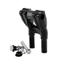 Kickback Riser Set 25Mm Clamp 200Mm Rise Black For 84-23 H-D