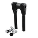 Straight Riser Set 28Mm Clamp 250Mm Rise Blac For 84-23 H-D