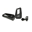 Apex Edge Footpeg Set Black For All H-D With Traditional Male Mount