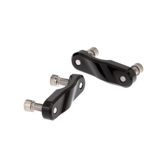 Remote Reservoir Saddlebag Brackets Black For 07-23 Baggers/Touring With Öhlins Remote Reservoir Shock Absorbers