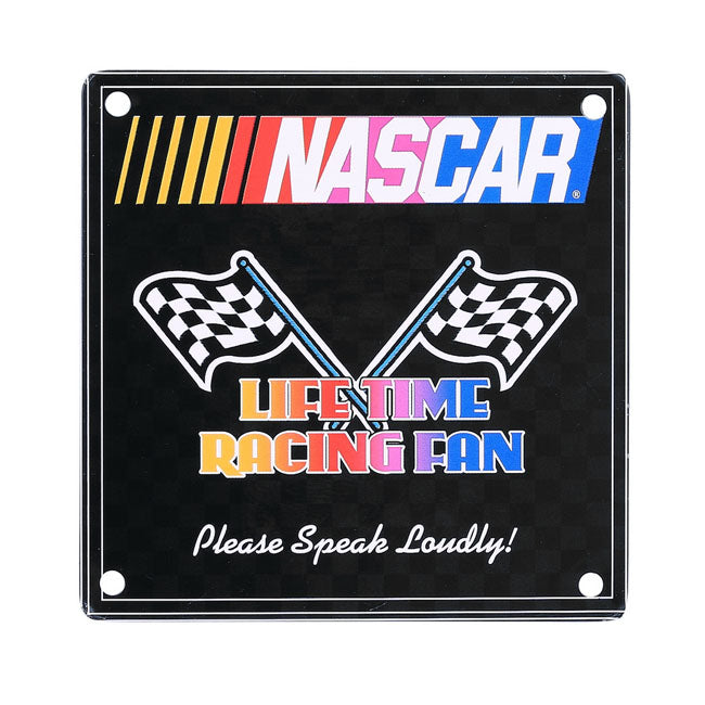 Nascar Life Time Metal Plate With Magnet