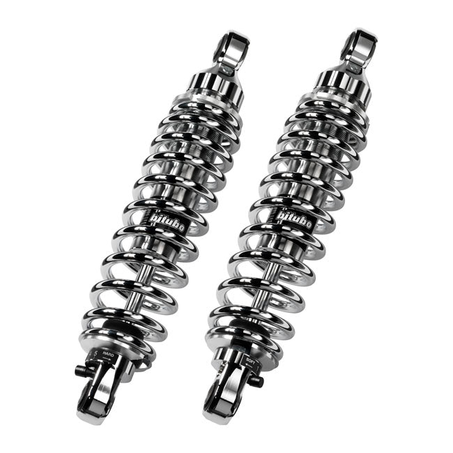 WME Dual Shock Absorber Set Chrome 341Mm For 98-03 XL53C