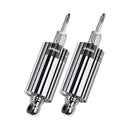 Twin Cam Dual Shock Absorber Set Chrome For 00-17 Softail NU