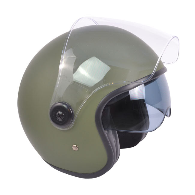 By City The City Open Face Helmet Matt Green