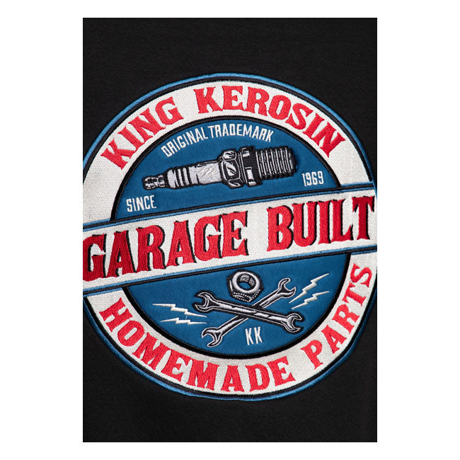 King Kerosin Garage Built Hoodie Black