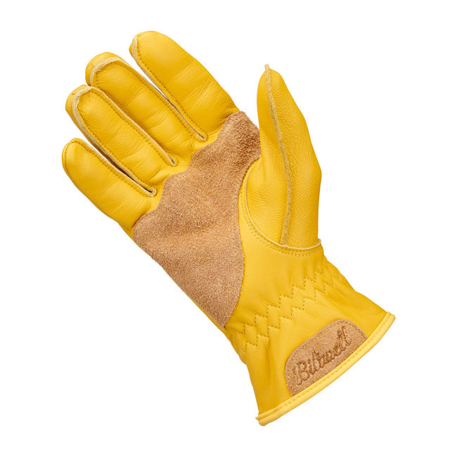 Biltwell Work Gloves 2.0 Gold