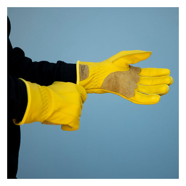 Biltwell Work Gloves 2.0 Gold